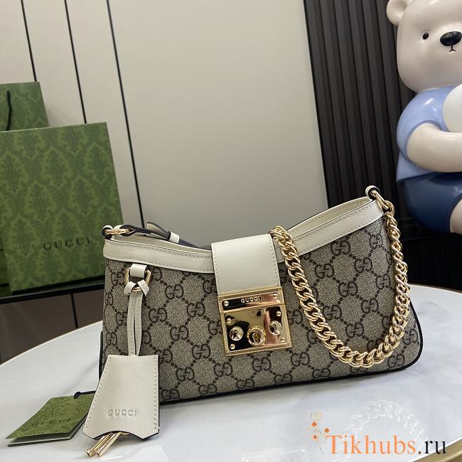 Gucci Padlock Small Shoulder Bag White 27x14x6cm - 1