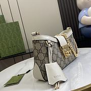 Gucci Padlock Small Shoulder Bag White 27x14x6cm - 5