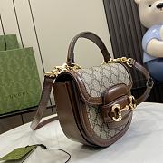 Gucci Horsebit 1955 Mini Top Handle Bag 18x15x6.5cm - 5