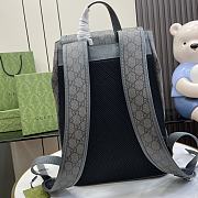 Gucci Ophidia Small GG Backpack Grey 29x40.5x13.5cm - 2