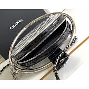 Chanel Metallic Calfskin Round Bracelet Clutch 22x22x4cm - 6