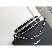 Chanel Metallic Calfskin Round Bracelet Clutch 22x22x4cm - 5