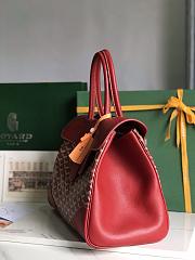 Goyard Saigon Tote Bag Red 34x25x16cm - 5