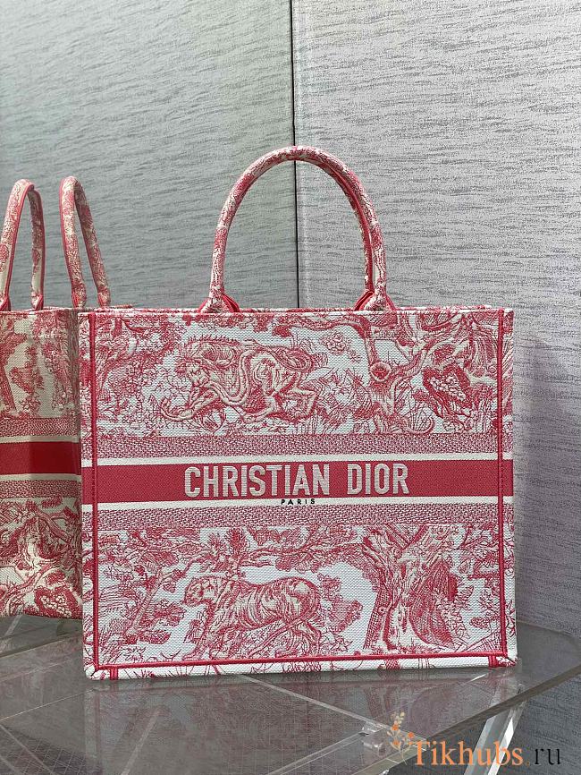 Dior Large Dioriviera Book Tote Pink 42x18x35cm - 1