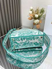 Dior Medium Dioriviera Lady D-Lite Bag Aquamarina 24 x 20 x 12 cm - 4