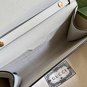 Gucci Small Diana White Shoulder Bag Bamboo 26cm - 2