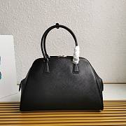 Prada Large Saffiano Leather Bag Black 40x26x12cm - 2