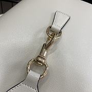 Gucci Medium Bucket Shoulder Bag White 25.5x28x16.5cm - 3