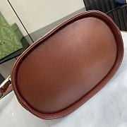 Gucci Medium Bucket Shoulder Bag Brown 25.5x28x16.5cm - 4