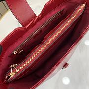 Gucci Medium Bucket Shoulder Bag Red 25.5x28x16.5cm - 4