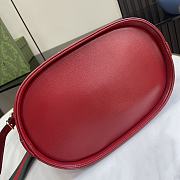 Gucci Medium Bucket Shoulder Bag Red 25.5x28x16.5cm - 2