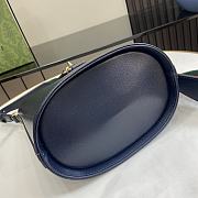 Gucci Mini Bucket Shoulder Bag Blue 18.5x20.5x12.5cm - 4