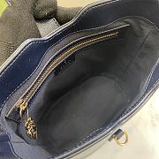 Gucci Mini Bucket Shoulder Bag Blue 18.5x20.5x12.5cm - 2