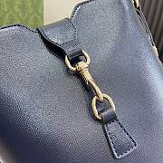 Gucci Mini Bucket Shoulder Bag Blue 18.5x20.5x12.5cm - 3