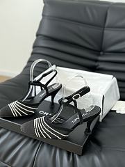 Chanel Black Heel Sandal 8cm - 2