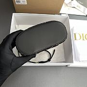 Dior Caro Mini Vanity Case Black Tweed 16.5 x 10 x 9.5 cm - 5
