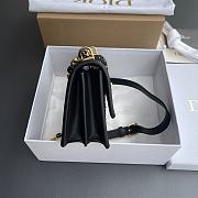 Dior Miss Caro Mini Bag Black Tweed 18x12x5.5cm - 6