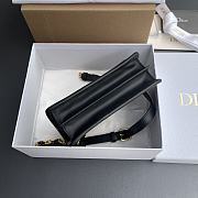 Dior Miss Caro Mini Bag Black Tweed 18x12x5.5cm - 3