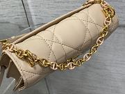Dior Miss Caro Mini Bag Beige 18x12x5.5cm - 5