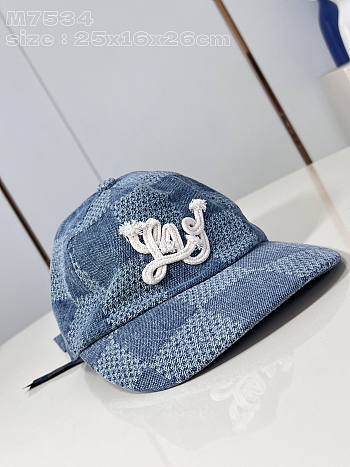 Louis Vuitton LV Damier Denim 3D Hat