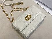 Dior Miss Caro Mini Bag White Macrocannage Lambskin 19 x 13 x 5.5 cm - 4