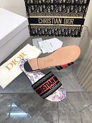 Dior Dway Slide Nude Multicolor Mexico Motif - 4