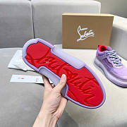 Christian Louboutin Astroloubi Lace-Up Sneakers Purple - 4