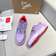 Christian Louboutin Astroloubi Lace-Up Sneakers Purple - 2