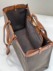 Fendi Peekaboo X-tote Grey Brown Bag 40x12x29cm  - 5