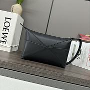 Loewe Puzzle Fold Wash Bag Black 22.7x15.5x12cm - 6