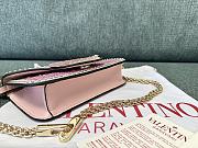 Valentino Garavani Small Locò Pink Shoulder Bag 19x10.5x5cm - 6