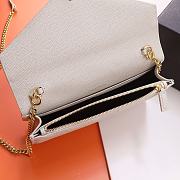 YSL Woc Wallet Chain Bag Cream Gold 19cm - 6