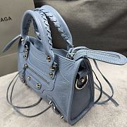 Balenciaga Blue Mini City Bag 24x17x10cm - 5