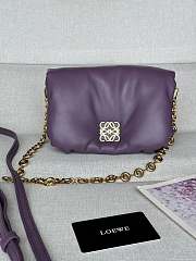 Loewe Goya Puffer Mini Bag Purple 20x14x9cm - 1