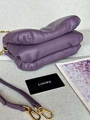 Loewe Goya Puffer Mini Bag Purple 20x14x9cm - 5