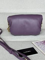 Loewe Goya Puffer Mini Bag Purple 20x14x9cm - 3