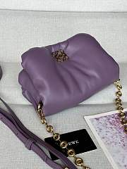 Loewe Goya Puffer Mini Bag Purple 20x14x9cm - 4