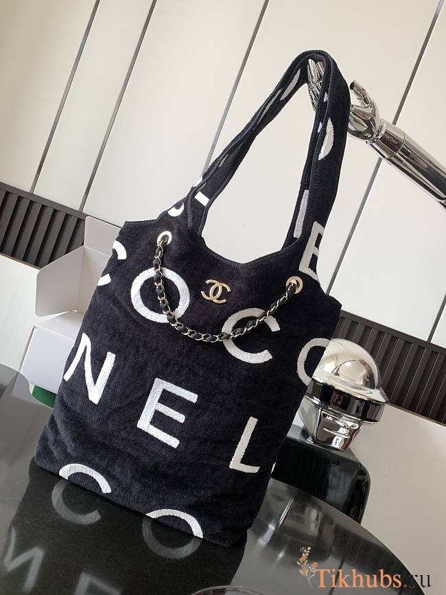 Chanel Tote Bag Black 40x42x14cm - 1