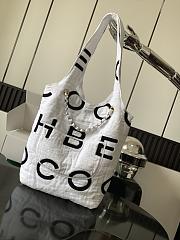 Chanel Tote Bag White 40x42x14cm - 2