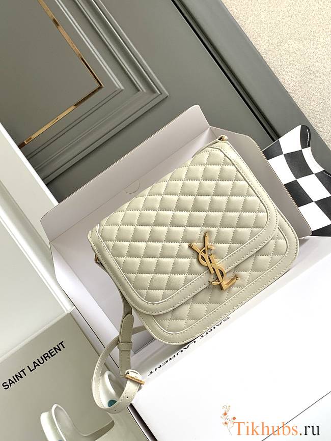 YSL Solferino Bag White 22x18x4cm - 1