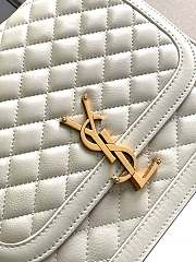 YSL Solferino Bag White 22x18x4cm - 3