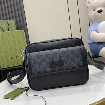Gucci Small GG Crossbody Bag With Tag Black 23x18x7cm
