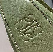 Loewe Luna Bag In Satin Calfskin And Jacquard Green 27x29.5x8cm - 5
