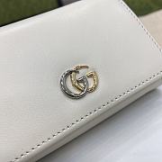 Gucci GG Marmont Card Case White Wallet 11x7.5x2cm - 3