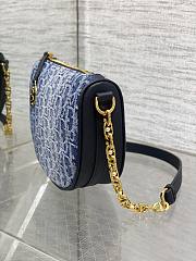 Dior Diorstar Callisto Bag Blue Denim Oblique 20 x 14 x 4 cm - 2
