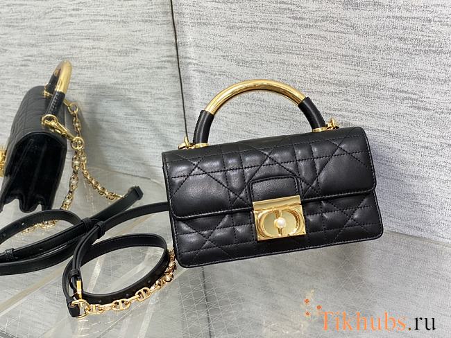 Dior Ange Bag Black Gold 20x12x5cm - 1