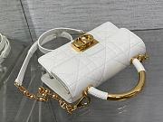 Dior Ange Bag White Gold 20x12x5cm - 4
