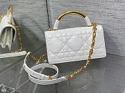Dior Ange Bag White Gold 20x12x5cm - 2