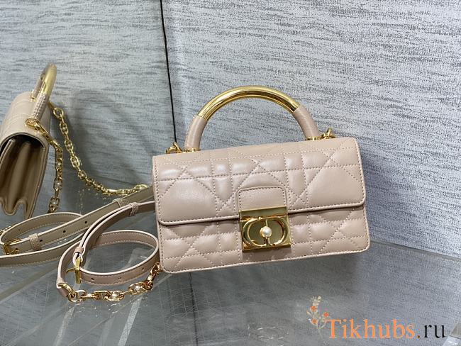 Dior Ange Bag Beige Gold 20x12x5cm - 1