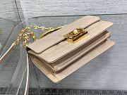 Dior Ange Bag Beige Gold 20x12x5cm - 5